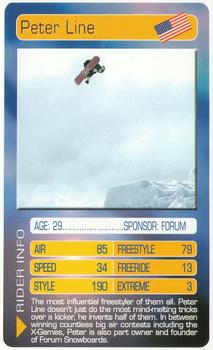 2003 Top Trumps Limited Edition Snowboarders #NNO Peter Line Front